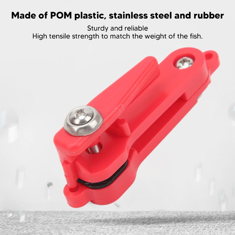 8PCS 6.8*1.8*2.5cm Snap Release Clips Adjustable Planer Board Clips Long Line Fishing