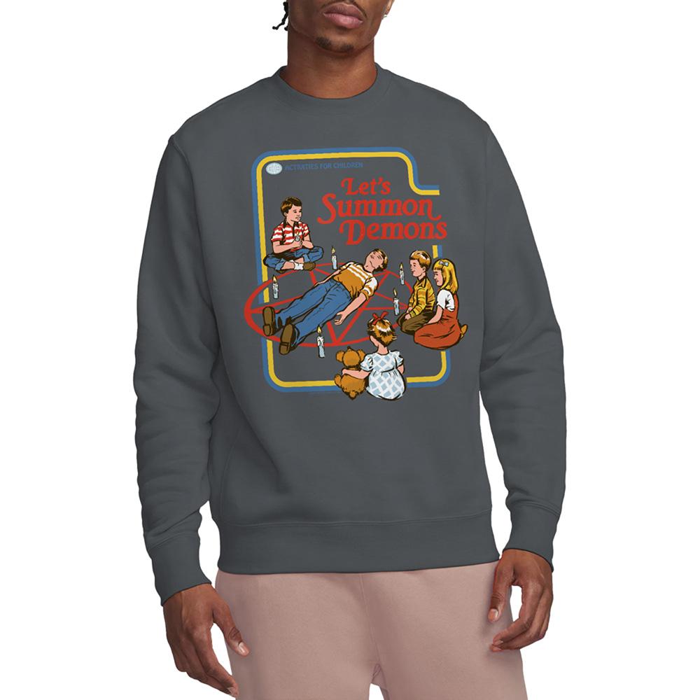 Steven Rhodes Unisex Adult Let´s Summon Demons Sweatshirt