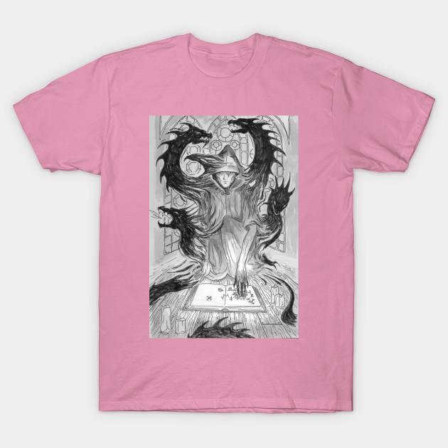 T Shirt Women Inktober Day 4 Spell Harajuku Print Kawaii Tshirt Summer Short Sleeve Female T-Shirt Top Tee