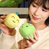 Caterpillar Green Soybeans Plush Keychain Fluffy Kidney Bean Plush Toy  Couple gift
