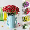 Elegant 36 Heads Artificial Silk Rose Flowers Bouquet For Wedding And Home Dcor