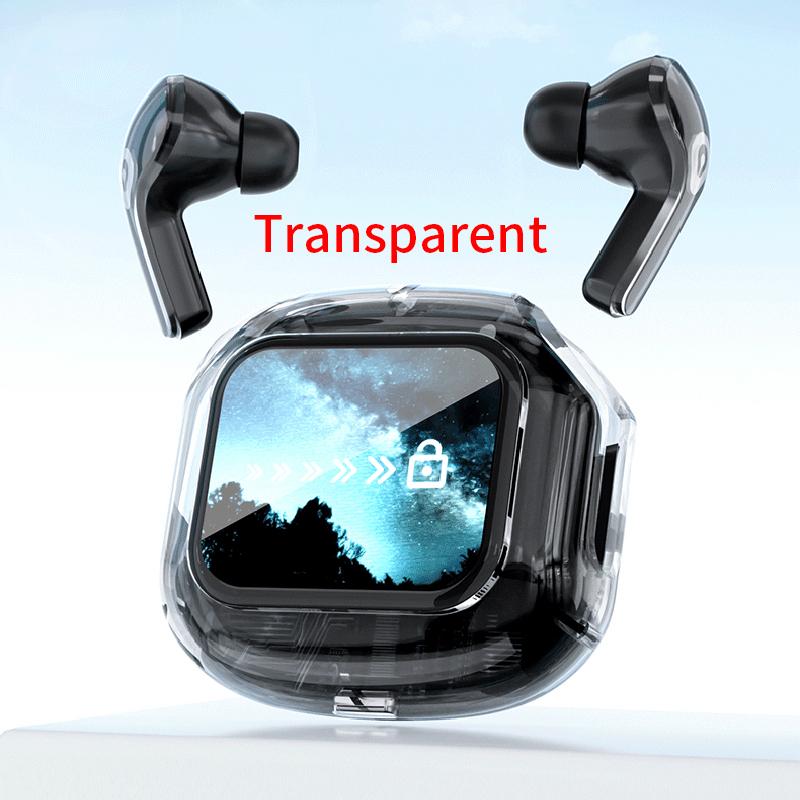Pffee LCD сенсорный экран наушники TWS беспроводные Bluetooth 5.4 шумоподавление супер бас контроль TikTok