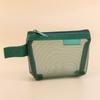 Transparent Nylon Mesh Pencil Pouch Toiletry Carry Pouch Portable Organizer Sticker Tape Accessories