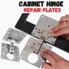 Набор пластин для ремонта петель шкафа Ремонт петель Монтаж дверных петель шкафа Фиксирующие накладки Винты Мебельная фурнитура