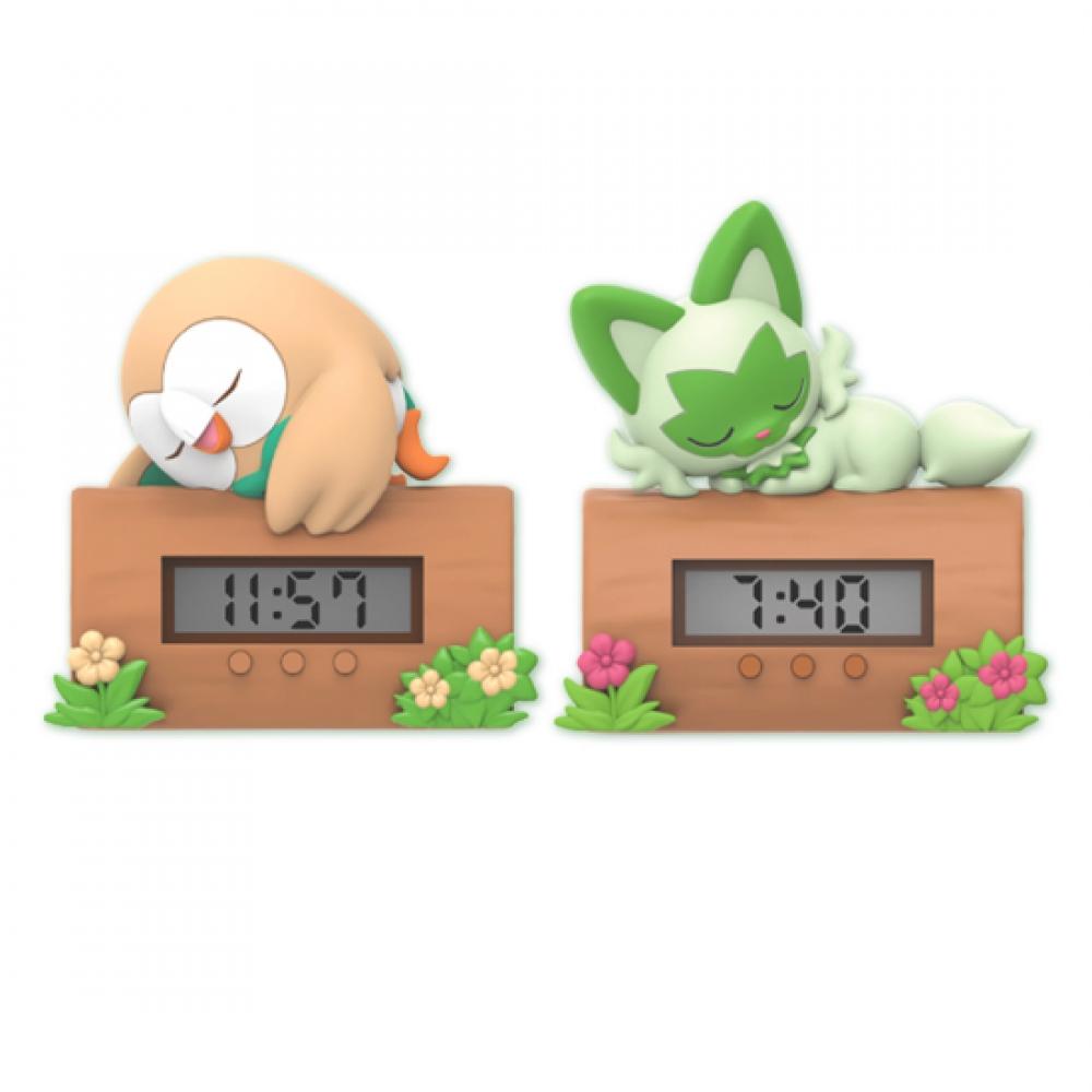 Iiel Pok Mon Theme Clock Figure Desk Clock