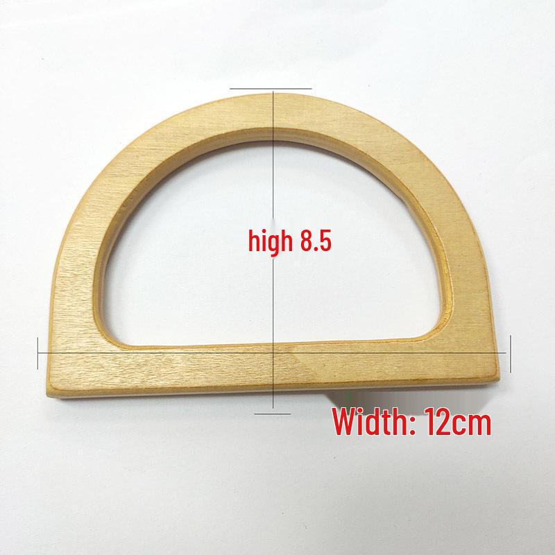 Handmade Bamboo D-Shaped Handle for Bags and Luggage