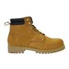 Nicholas Deakins Mens Ash Leather Padded Collar Ankle Boots