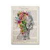 Vintage Human Body Anatomy Poster Heart Lungs Flower Medical Wall Pictures Foot Canvas Print Painting For Hospital Clinic Decor