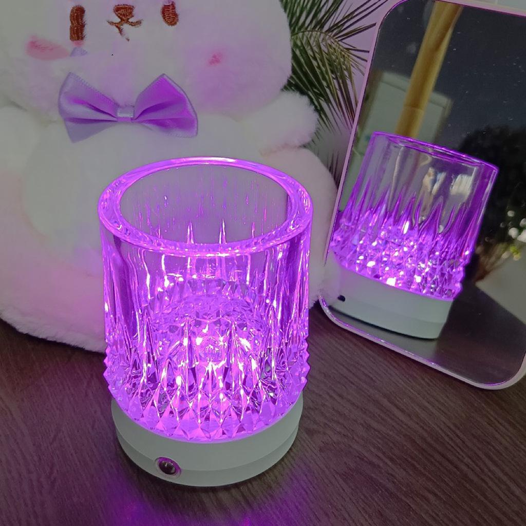 Popular Night Light Flower Arrangement Table Lamp for Bedroom