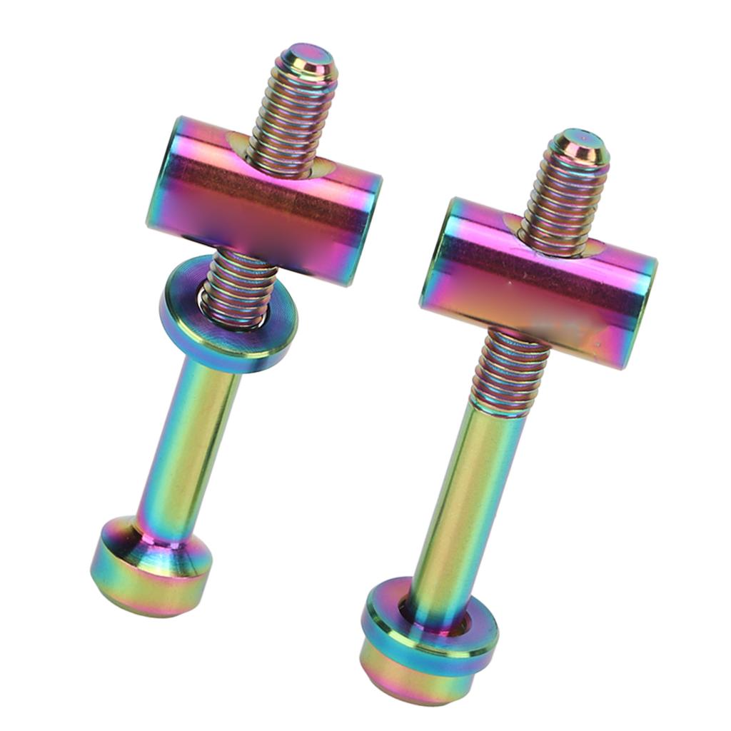 2 PCS RISK M5 X 40mm Bike Seatpost Screw Seat Post Fixing Screw Bike DIY Replacement Parts Dazzling