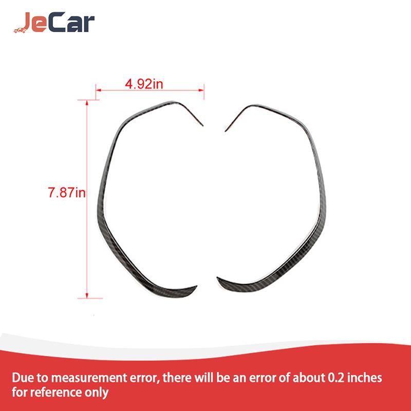 JeCar Carbon Fiber Car trument Панель приборов Рамка Полосы Декоративная Крышка Для Chevy Camaro 2016 Up Car Interior