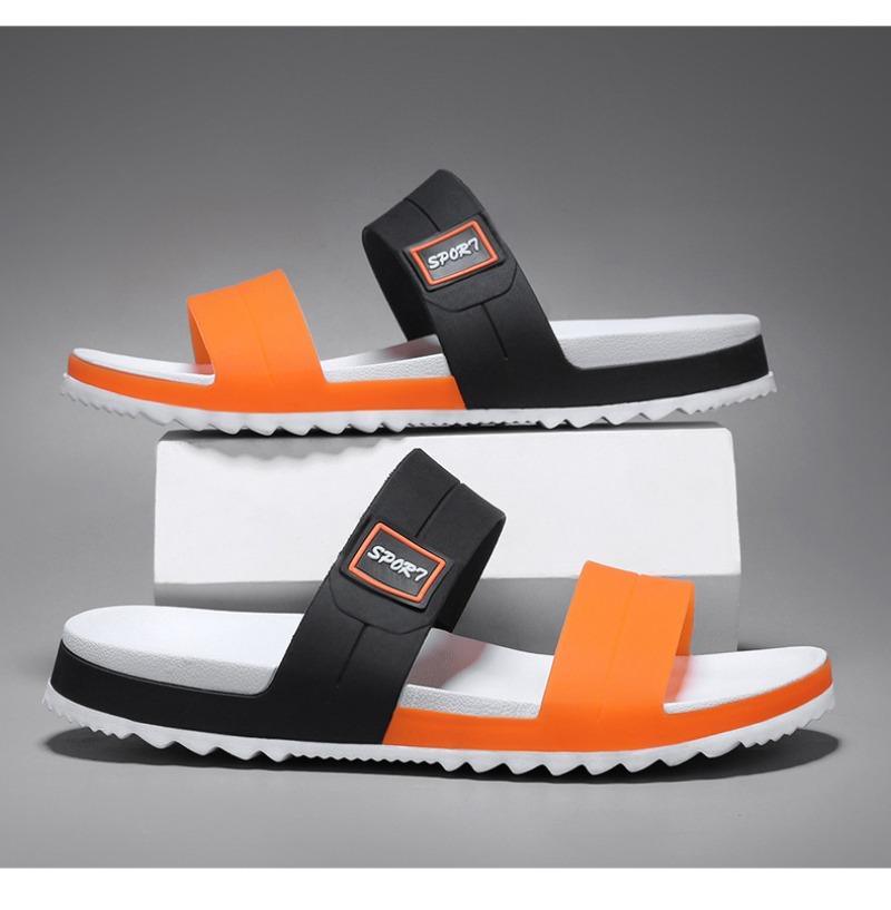 Модные мужские резиновые пляжные шлепанцы, летняя обувь, уличные тапочки, садовые, для бассейна, шлепанцы, мужские, тапочки для душа, пляжная обувь