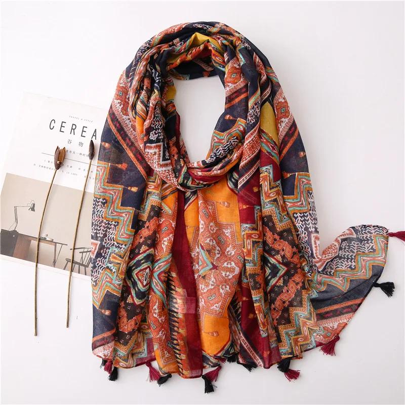 180*85cm Large Silk Satin Scarf Hijab Women Print Spring New Shawl Wrap Female Hand Foulard Pashmina Travel Echarpe NEW