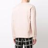 STONE ISLAND Футболка с нашивкой-компасом, с круглым вырезом и длинными рукавами, мужская, топы, светло-розовая 751564450-V0082