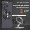For Double-Sided Magnetic Phone Ring Holder for MagSafe Kickstand Magnet Grip for iPhone 16 15 14 For Huawei Xiaomi Stand Holder