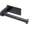 1Pc Stainless Steel Toilet Paper Holder - No Drilling Required Self-Adhesive Freestanding Bathroom And Kitchen Roll Holder With Brushed Finish