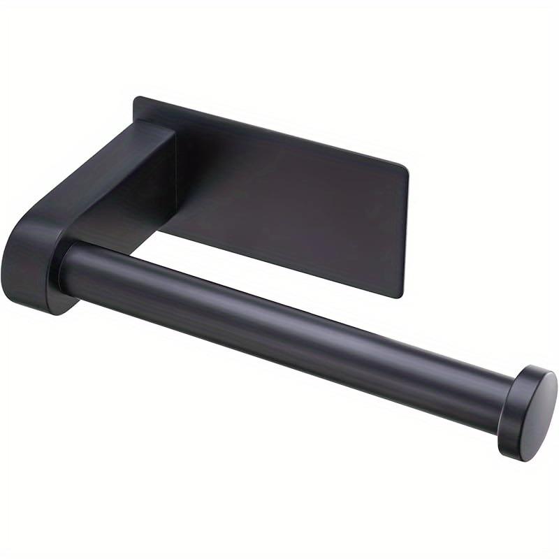 1Pc Stainless Steel Toilet Paper Holder - No Drilling Required Self-Adhesive Freestanding Bathroom And Kitchen Roll Holder With Brushed Finish