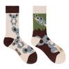 1 пара мужских женских носков Оригинальные носки AB Tide Разноцветные носки с кошкой, собакой, коалой, коровой Хлопковые носки Четыре сезона Унисекс Носки средней длины Подарок
