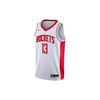 NBA Swingman Jersey, James Harden Houston Rockets, Season 2020-2021 Men Jersey White Red CW3592-106