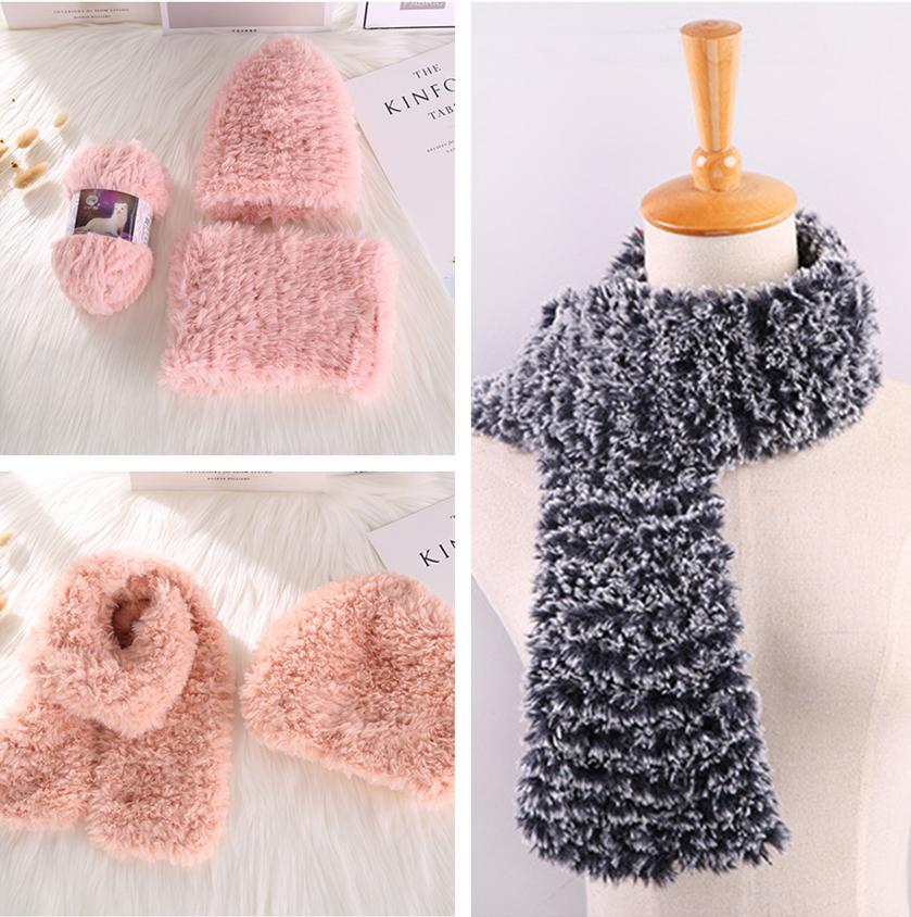 50 г/рулон шерстяной пряжи ручной работы, шарф, свитер, связанный крючком, толстая бархатная нить, шерстяная пряжа «сделай сам»