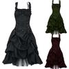 Fietong_Patricia999 Womens Gothic Vintage Dress Steampunk Retro Court Princess Sleeveless Dress