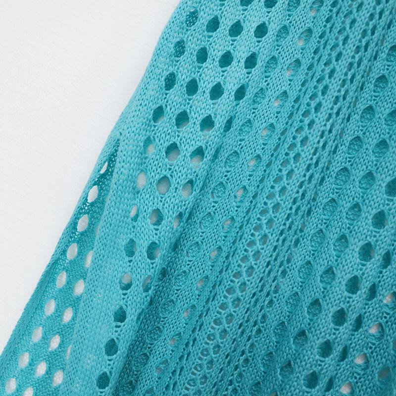 Летний женский полый вязаный жилет, морское длинное платье с круглым вырезом, без рукавов, пляжная накидка