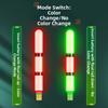 2pcs Gravity-Sensing Electronic Fishing Float LED Light Color-Changing Fishing Float  Night Fishing