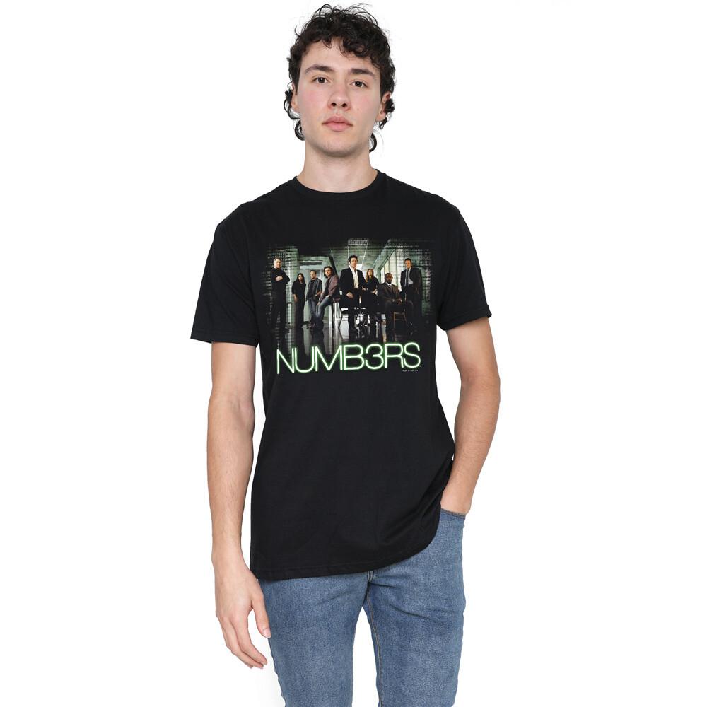 Numb3Rs Numbers Cast T-Shirt S-2XL Black