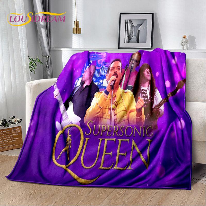 Фредди Меркьюри Queen-Рок-группа Мягкое Плюшевое Одеяло, Фланелевое Одеяло Плед для Гостиной Спальни Кровати Дивана Покрытие для Пикника