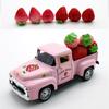 Figurines Mini Car Ornament Statue Metal Car Miniature Model Desktop Decorative