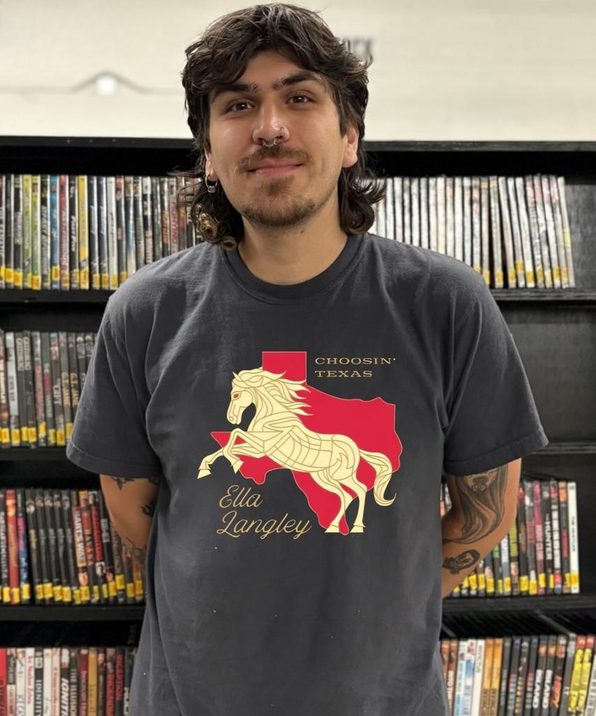 Ella Langley Choosin Texas Tour 2026 Graphic Summer 2026 Unisexs Y2k Fashion Short Sleeve Shirt Gift for Fans Oversized Tshirt