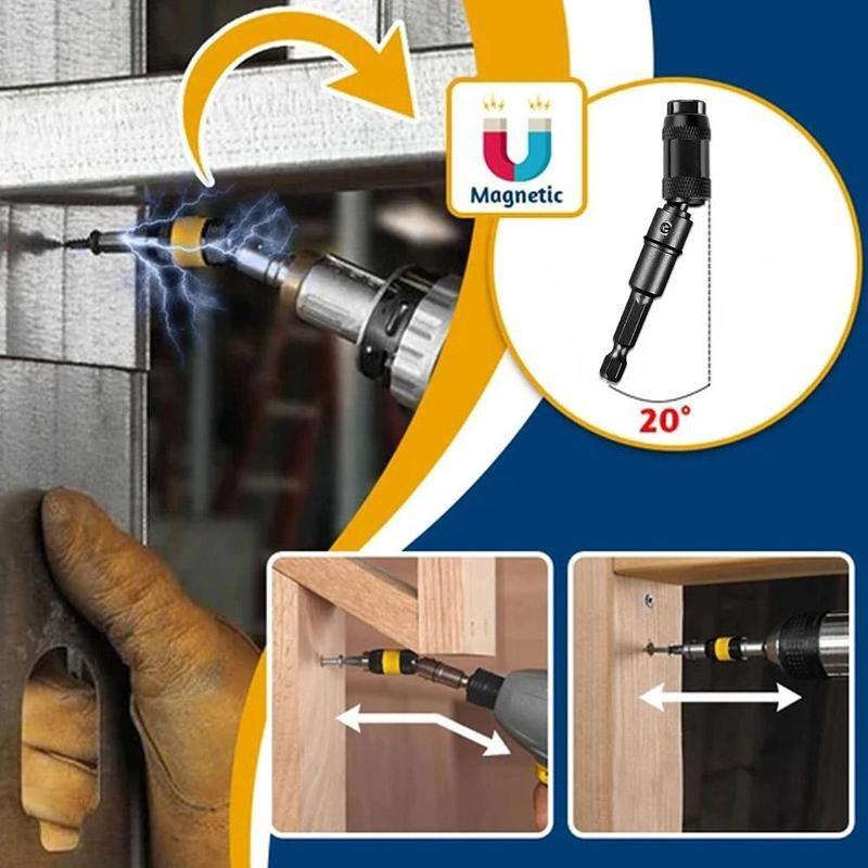 1/2 шт. стальной ударный магнитный держатель вращающихся бит, роторный шнек