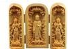 Elfin Wood Carving Buddhism Oriental Shingon Sect Sanzon Fudo Myoo Amida Feng Shui Interior Senju Kannon Great Buddha (Great Buddha)