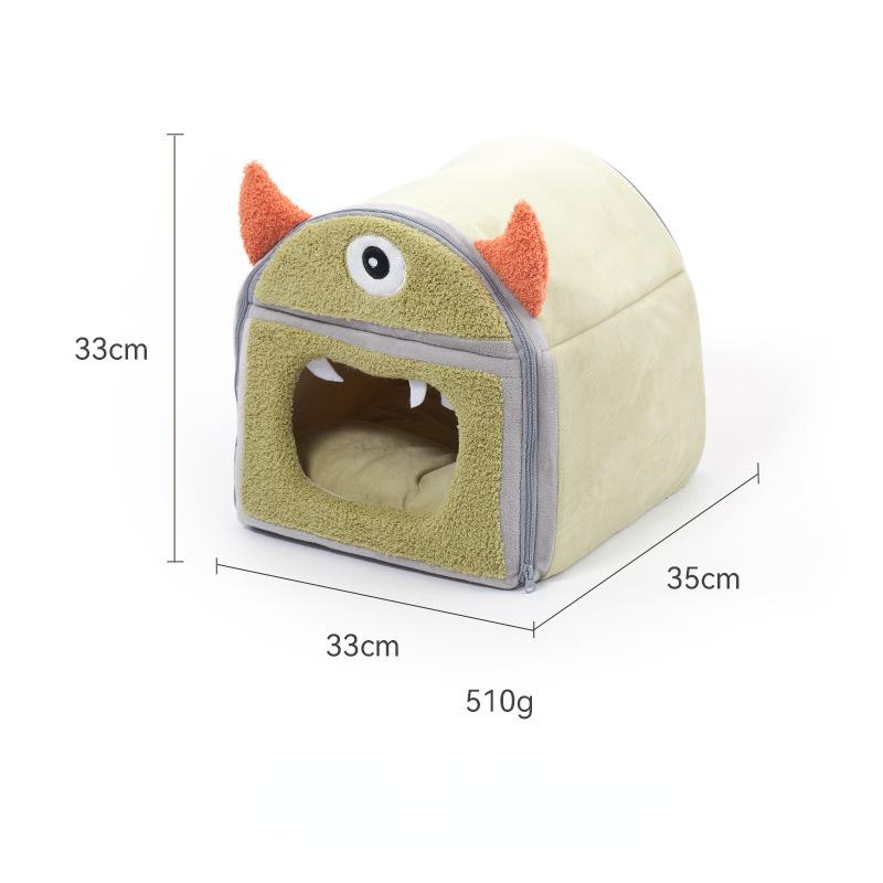 Кошачья кровать, дом, мягкая плюшевая конура, подушка для щенка, маленькие собаки, кошачье гнездо, зимнее теплое спальное место для собак, коврик для домашних животных, коврик для домашних животных
