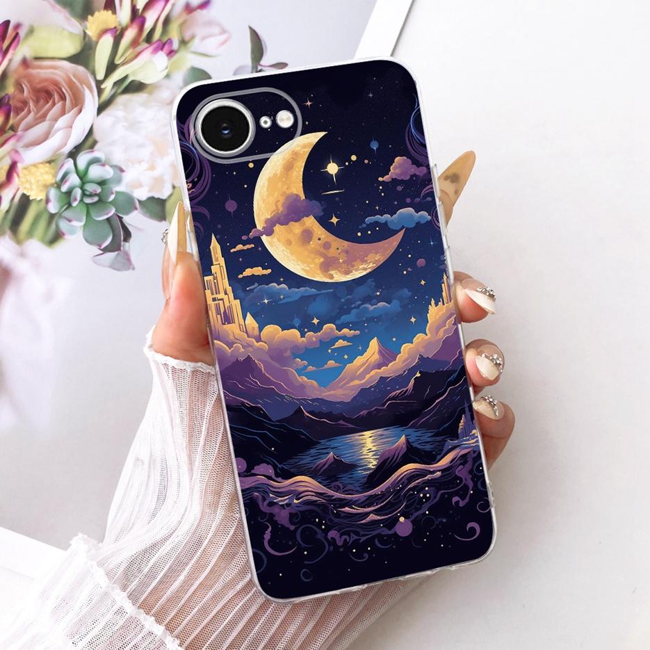 For Apple iPhone 16e Case A3409 Luxury Flowers Butterfly Painted Cover Soft Slim Phone Case For iPhone 16e iPhone16e Fundas Bags