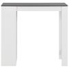 Standing Table with Shelf White 110 X 50 X 103 Cm