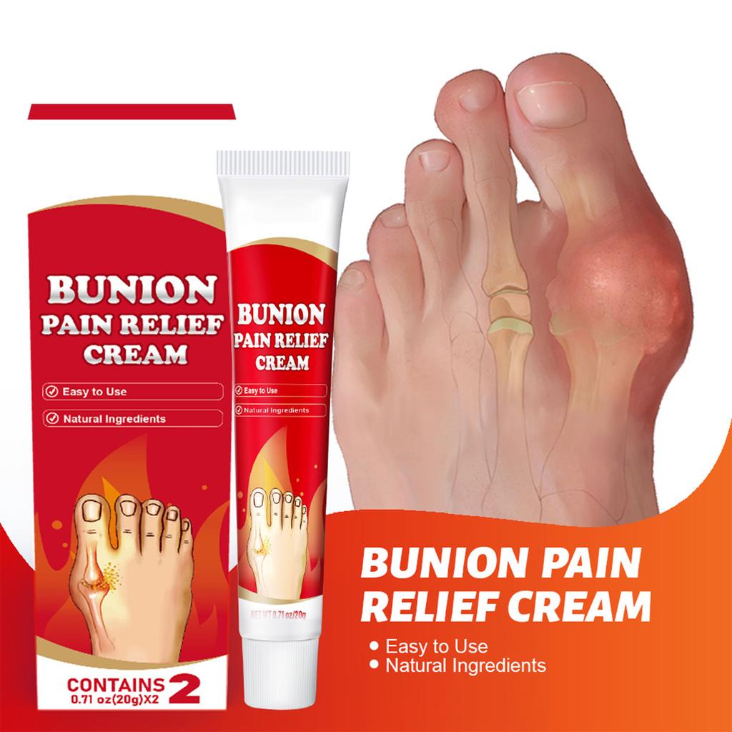 Крем для снятия боли при вальгусной деформации пальцев ног, корректирующий крем при вальгусной деформации колена, пластырь при поясничном артрите 20 г*2