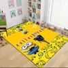 Minions Bananas Adventure Carpet Rug Soft Washable Antislip Home Living Room Sofa Mats Personalized Christmas Rug