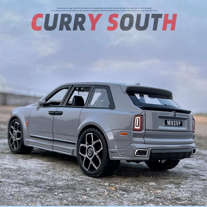 1:20 Rolls-Royce SUV Cullinan Alloy Luxury Car Model Die Литой металлический игрушечный автомобиль Модель автомобиля Звук и свет инерционный двигатель с шестью дверями Детская игрушка в подарок