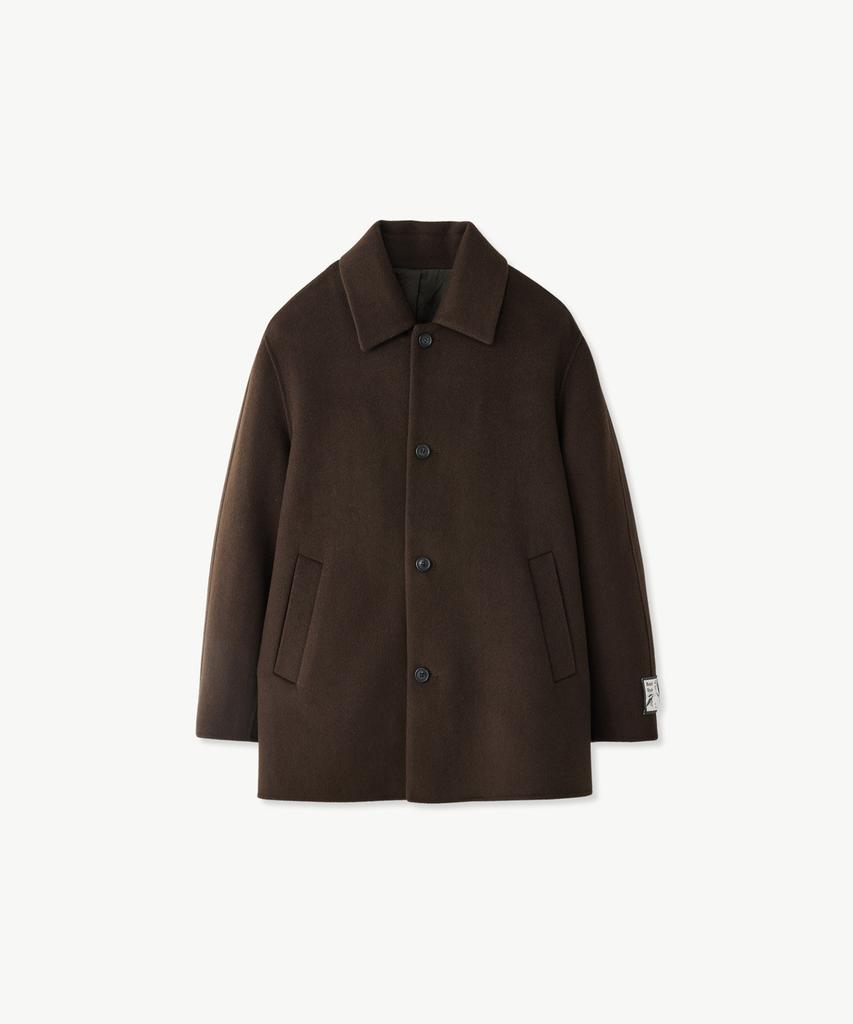 STCO Balmacaan Half Coat_Brown (Basic Fit)_Sctvd07Nsh