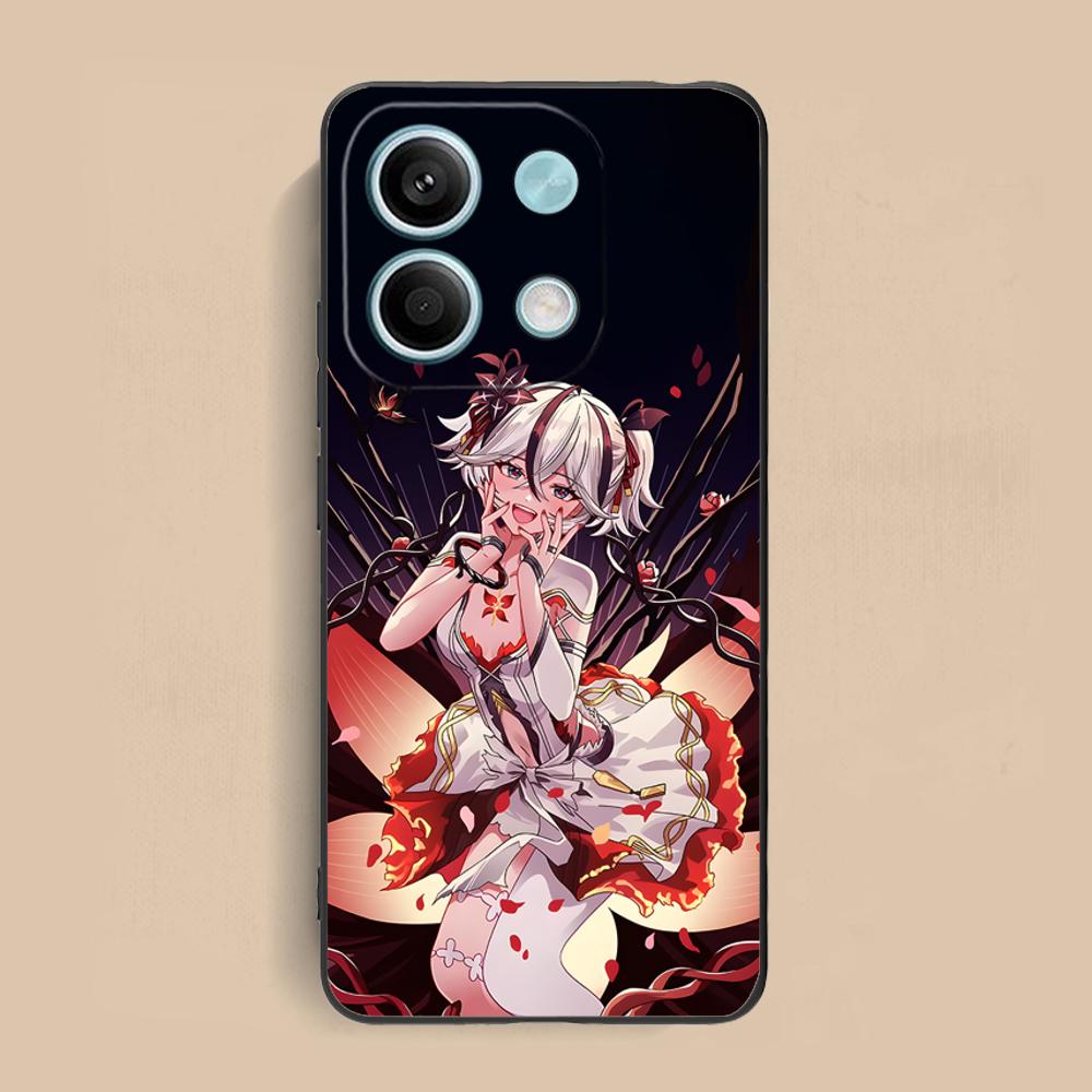 Чехол для телефона Wuthering Waves Camellya для Xiaomi Redmi Note 14 13 12 11 S Pro Plus 4G 5G Цветной печатный чехол Красивые мобильные телефоны