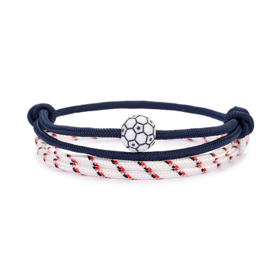 Noter New 2Pcs Football Basketball Baseball Bowling Bracelet Set For Men Premium Selected 3mm Paracord Braslet Adjustable Joias