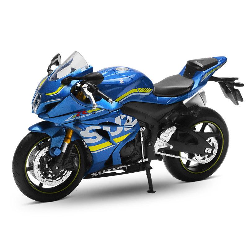 ОСО 1:12 Suzuki GSX-R1000 GSXR1000 Супербайк Алюминиевая Литая Коллекционная Модель Мотоцикла Миниатюра Праздничный Подарок и Модный Предмет для Дома