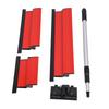 Skimming Blade Set 250mm 400mm 600mm Smoothing Spatula with Extension Handle Pole for Wall Ceiling
