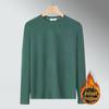 Men's Solid Color German Velvet Thermal Turtleneck Long Sleeve Shirt