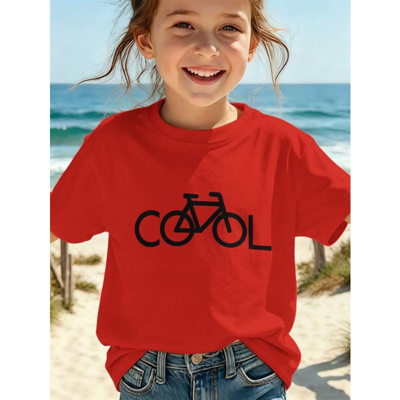 2026 New 3D Printed Girls' Crewneck T-Shirts with Various Patterns Soft and Comfortable