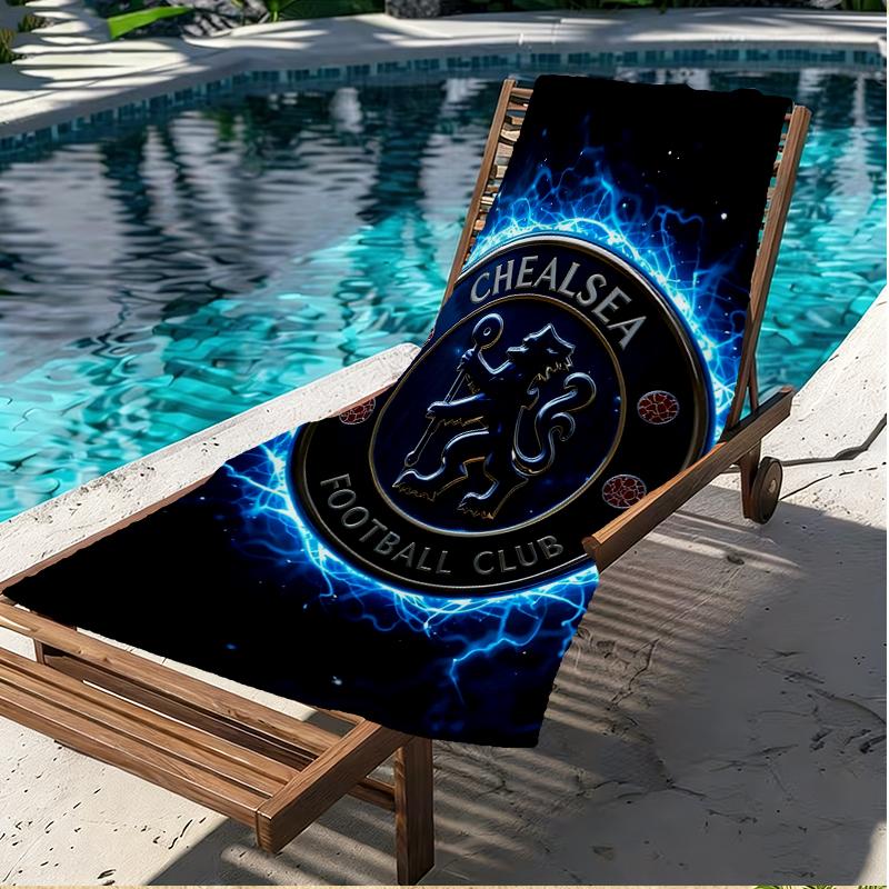 football F Print Beach Towel, Versatile Lightweight Absorbent Beach Towel for Pool Surf Yoga Bathroom, Perfect Birthday Holiday Gift