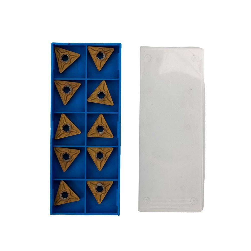 10pcs Golden TNMG160408 MA Carbide Inserts Lathe Turning Tool Cutting CNC Blade