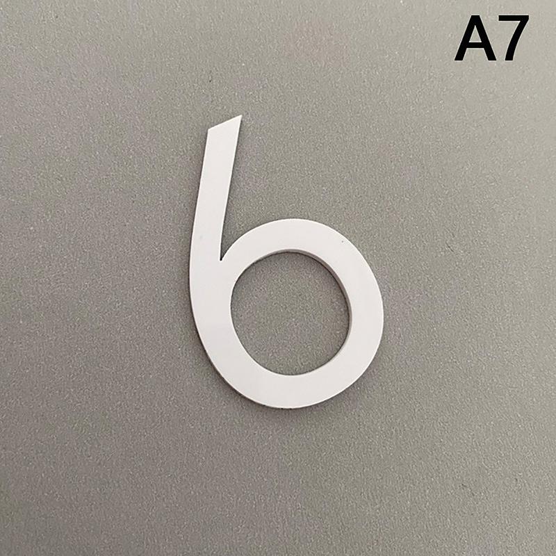 3D самоклеящаяся современная табличка на дверь с цифрами 0-9, номер дома, номер двери, номер почтового ящика, адрес отеля, наклейка с цифрами, знак