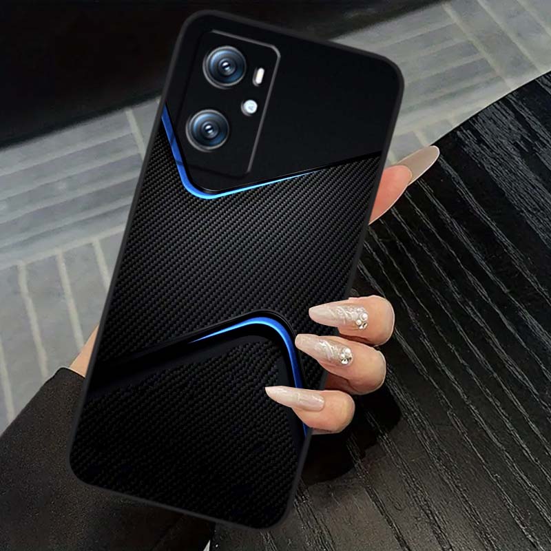 Арт цветной светящийся узор Чехол для телефона Для OPPO Reno 5 6 7 A96 A40 A58 Realme GT A74 A78 Neo2 A74 A78 Find X5 X3 X7 X8 Черный